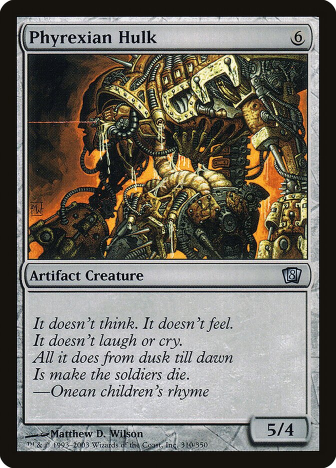 Phyrexian Hulk 310★/350 (8th Edition)  - Foil | Good Games Modbury