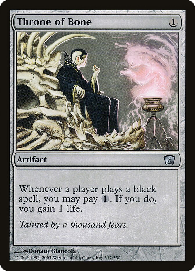 Throne of Bone 317★/350 (8th Edition)  - Foil | Good Games Modbury