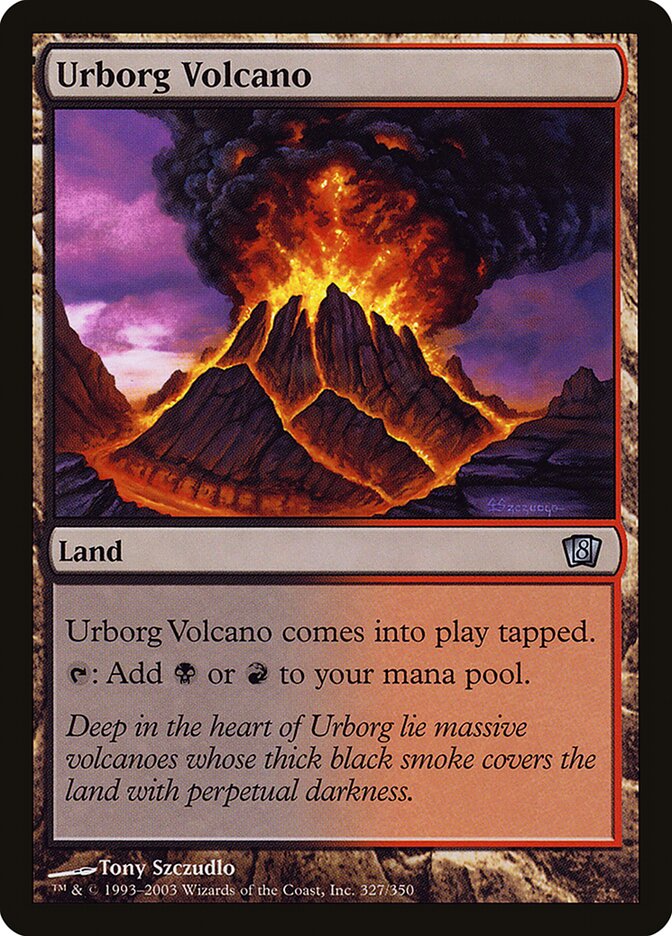 Urborg Volcano 327★/350 (8th Edition)  - Foil | Good Games Modbury