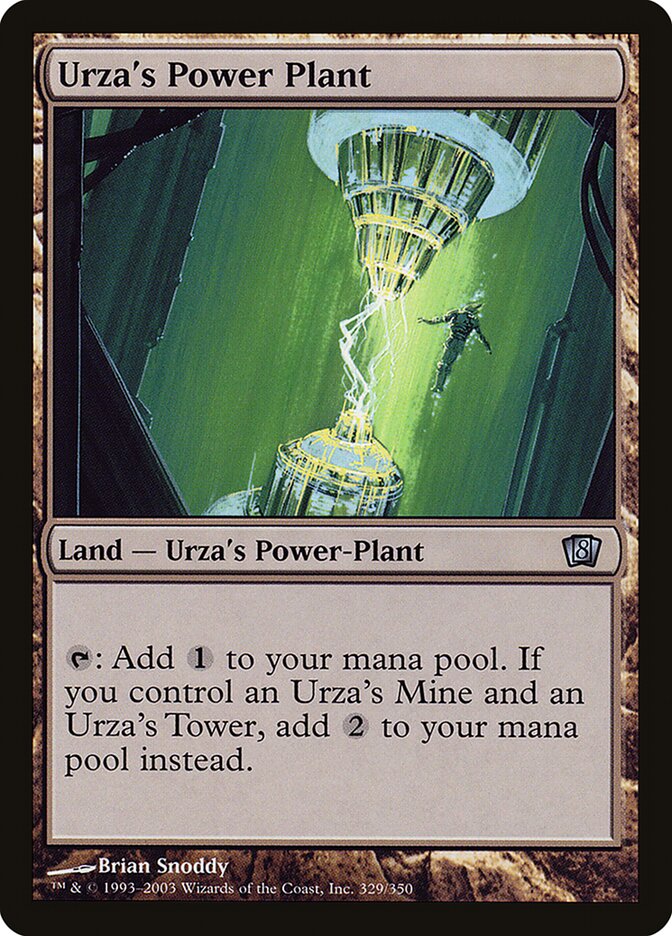 Urza's Power Plant 329★/350 (8th Edition)  - Foil | Good Games Modbury