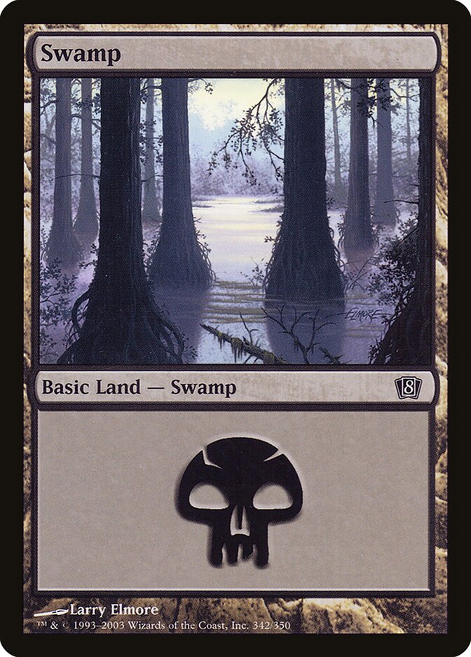 Swamp 342★/350 (8th Edition)  - Foil | Good Games Modbury