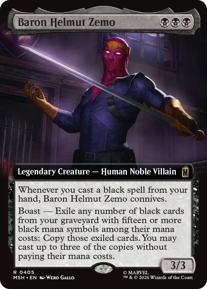 Baron Helmut Zemo 405 (Marvel Super Heroes)  - Extended Art | Good Games Modbury