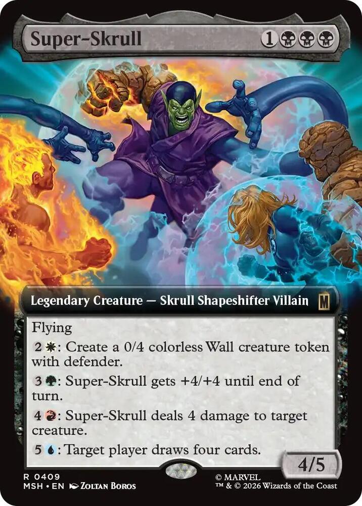Super Skrull Extended Art 409 (Marvel Super Heroes)  - Extended Art Foil | Good Games Modbury