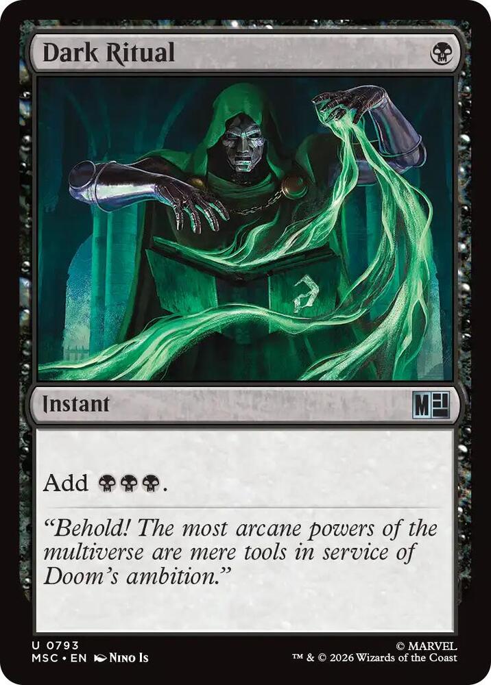 Dark Ritual 793 (Commander: Marvel Super Heroes)  - Foil | Good Games Modbury