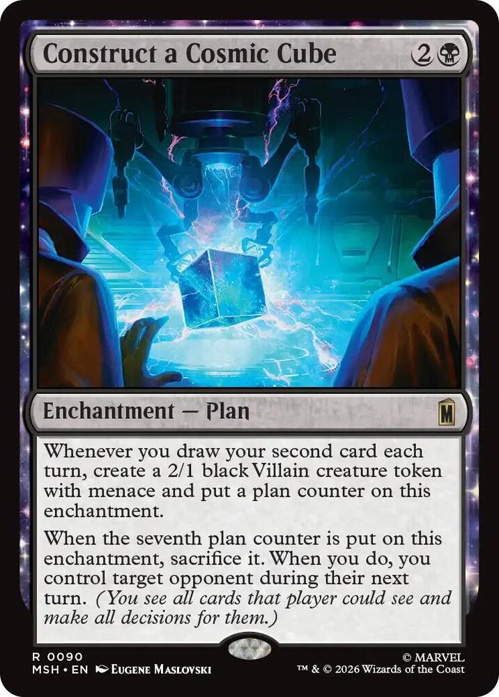 Construct a Cosmic Cube 90 (Marvel Super Heroes)  - Foil | Good Games Modbury