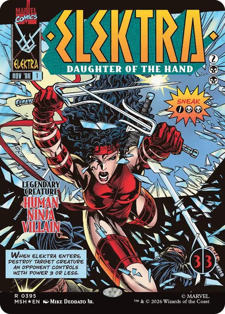 Elektra, Daughter of the Hand 395 (Marvel Super Heroes)  - Borderless | Good Games Modbury