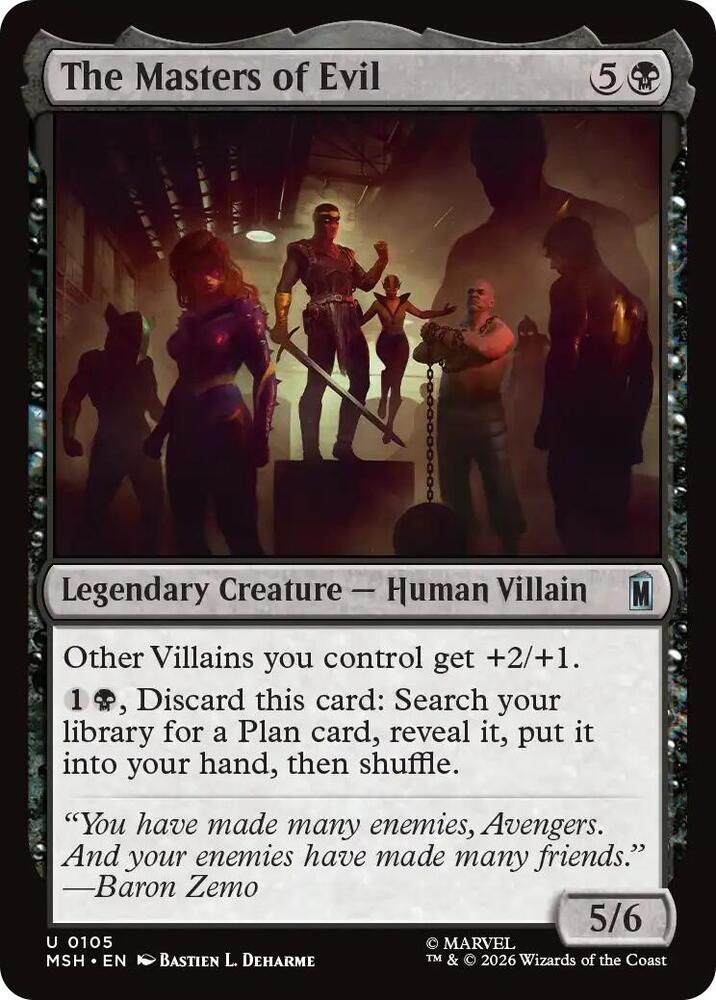 The Masters of Evil 105 (Marvel Super Heroes)  - Foil | Good Games Modbury