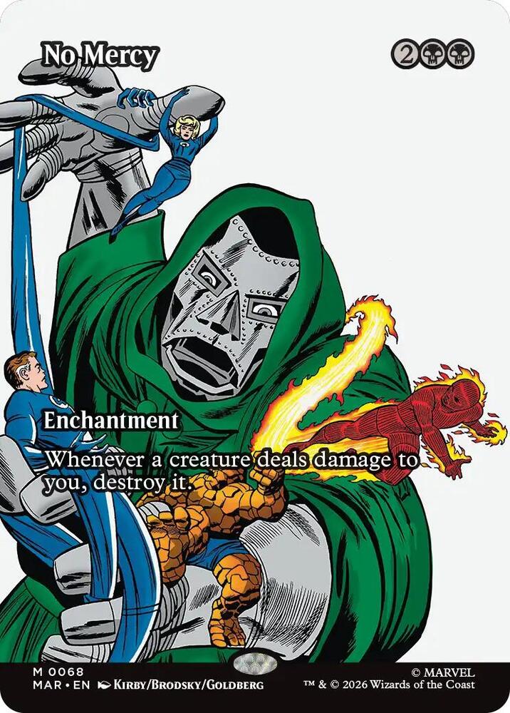 No Mercy 68 (Marvel Universe Eternal-Legal)  - Borderless Foil | Good Games Modbury