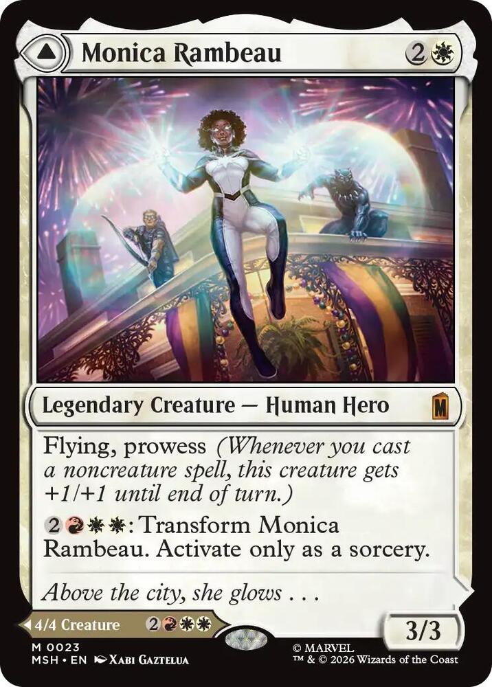 Monica Rambeau // Photon, Living Light 23 (Marvel Super Heroes)  - Foil | Good Games Modbury