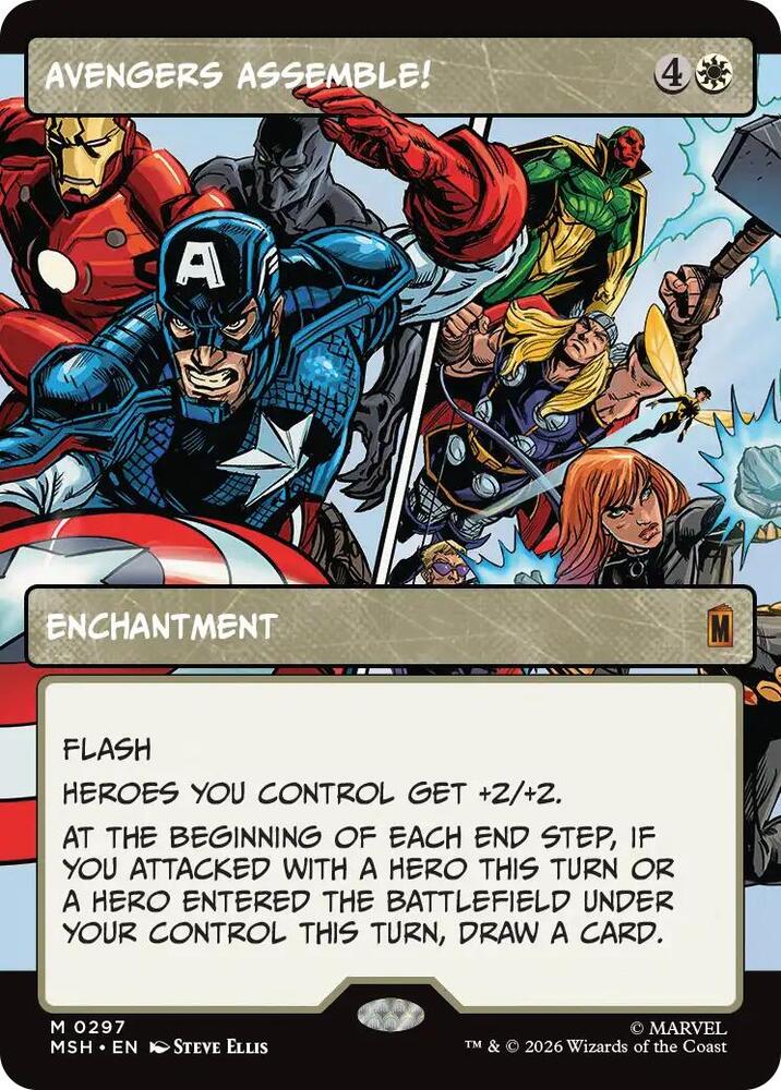 Avengers Assemble! 297 (Marvel Super Heroes)  - Showcase Foil | Good Games Modbury