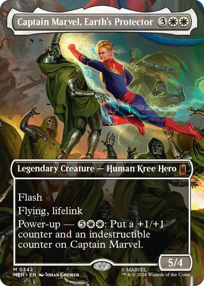 Captain Marvel, Earth's Protector 342 (Marvel Super Heroes)  - Borderless | Good Games Modbury