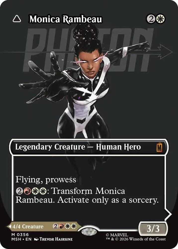 Monica Rambeau // Photon, Living Light 356 (Marvel Super Heroes)  - Borderless Foil | Good Games Modbury
