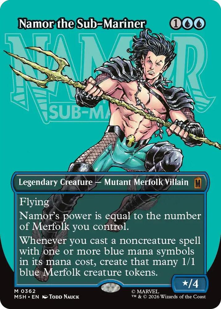 Namor the Sub-Mariner 362 (Marvel Super Heroes)  - Borderless | Good Games Modbury