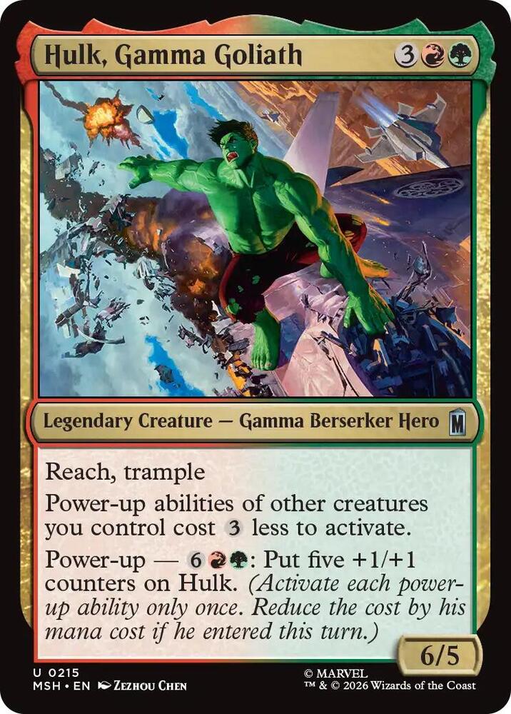 Hulk, Gamma Goliath 215 (Marvel Super Heroes)  - Foil | Good Games Modbury