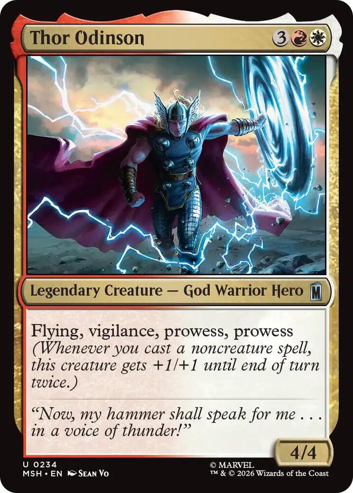 Thor Odinson 234 (Marvel Super Heroes)  - Foil | Good Games Modbury