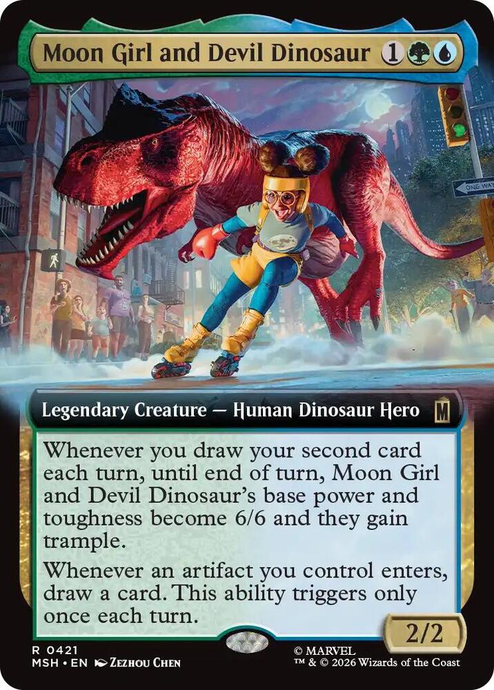 Moon Girl and Devil Dinosaur 421 (Marvel Super Heroes)  - Extended Art Foil | Good Games Modbury