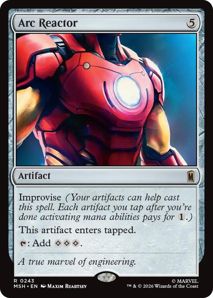 Arc Reactor 243 (Marvel Super Heroes)  - Foil | Good Games Modbury