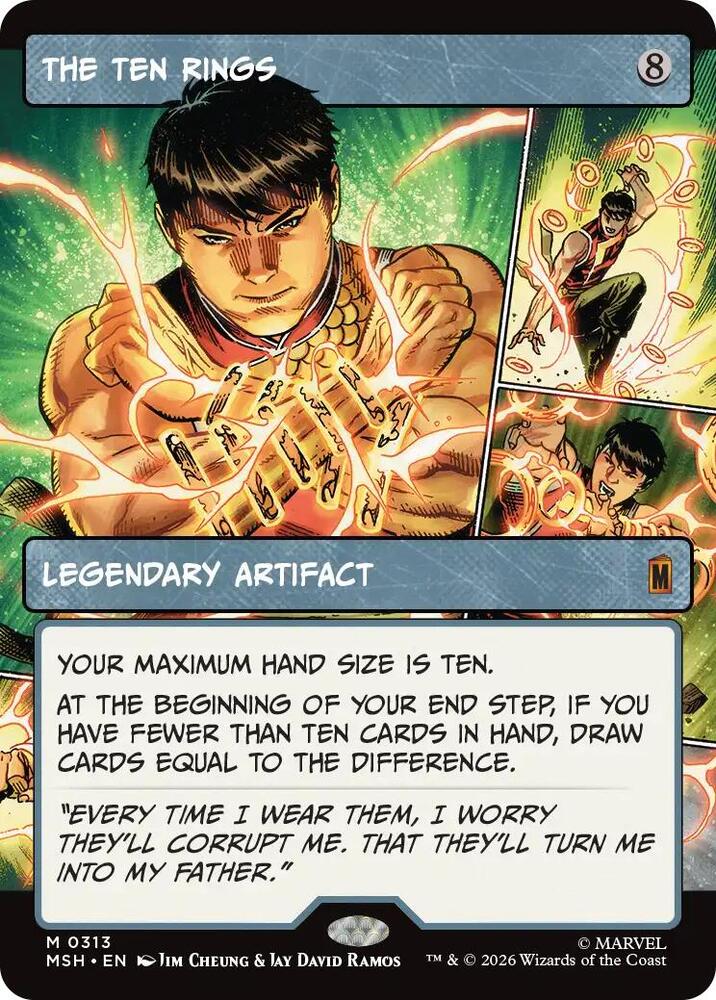 The Ten Rings 313 (Marvel Super Heroes)  - Showcase Foil | Good Games Modbury