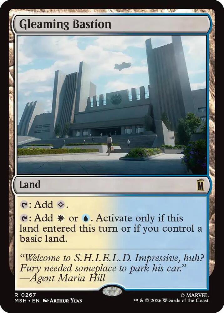 Gleaming Bastion 267 (Marvel Super Heroes)  - Foil | Good Games Modbury