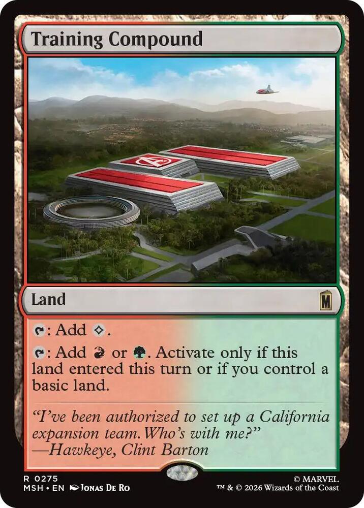 Training Compound 275 (Marvel Super Heroes)  - Foil | Good Games Modbury