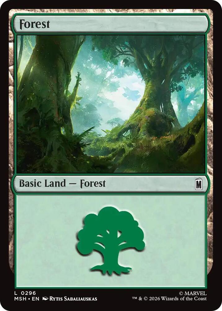 Forest 296 (Marvel Super Heroes)  - Foil | Good Games Modbury