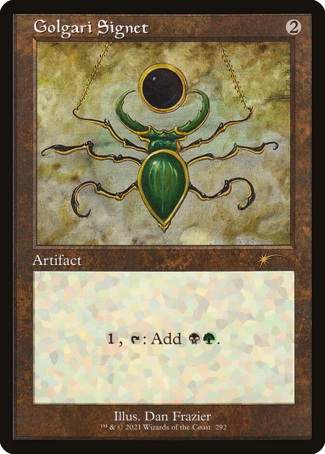 Golgari Signet 292/1 (Secret Lair Drop Series)  - Retro | Good Games Modbury