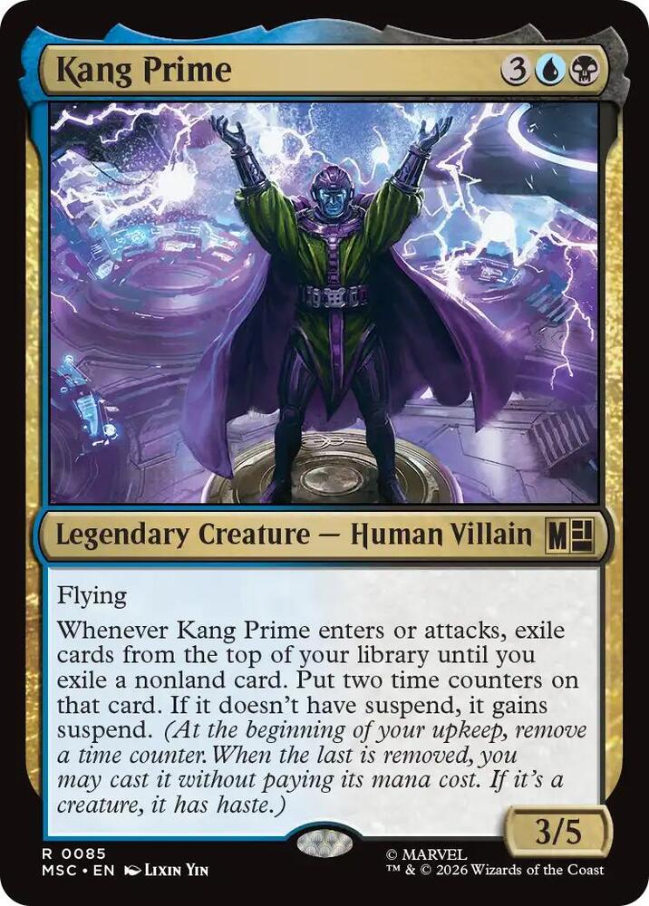 Kang Prime 85 (Commander: Marvel Super Heroes)  - Surge Foil | Good Games Modbury
