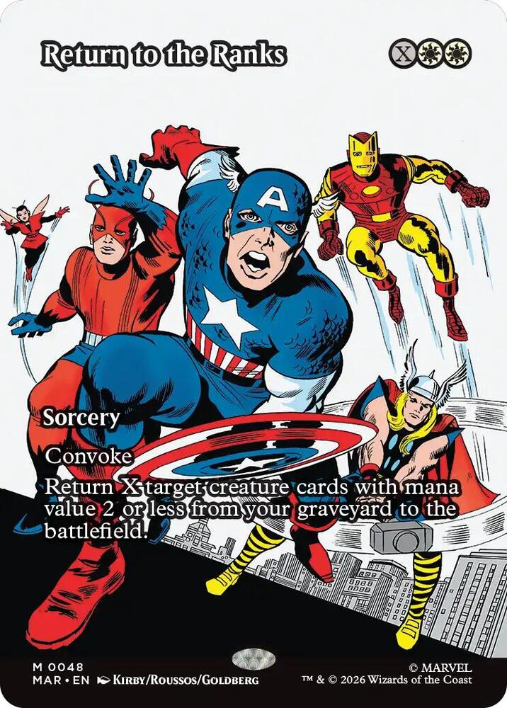Return to the Ranks 48 (Marvel Universe Eternal-Legal)  - Borderless | Good Games Modbury