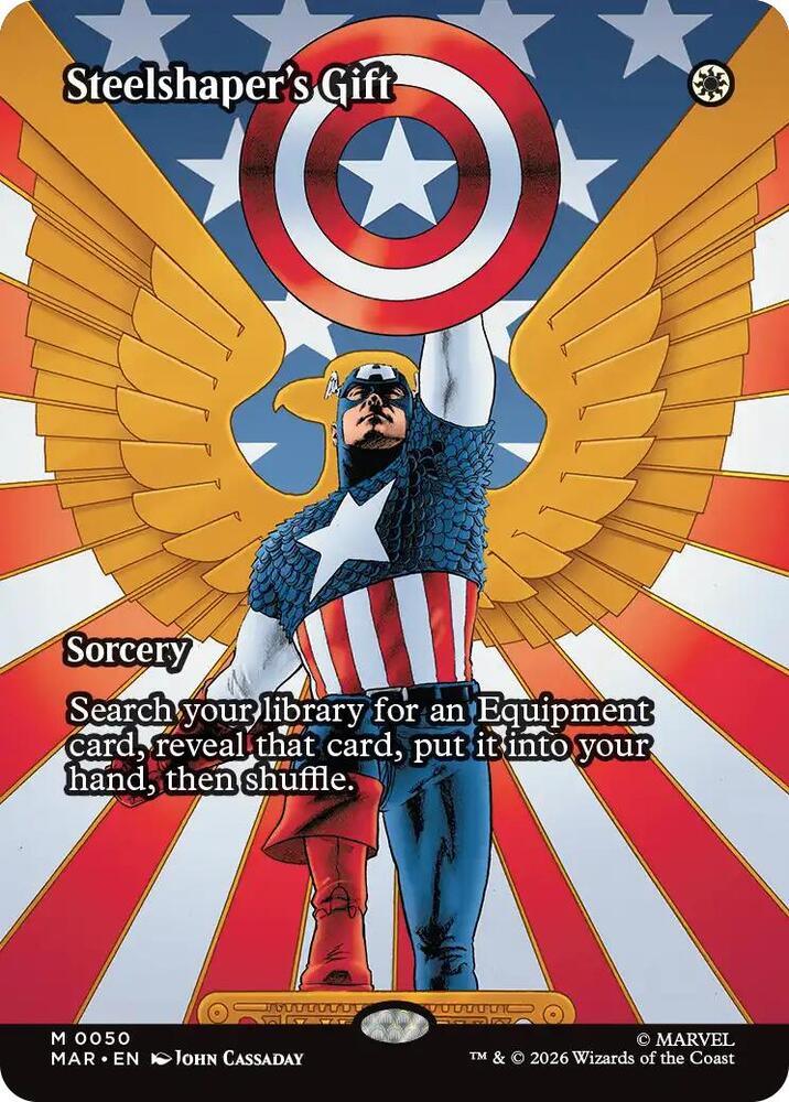 Steelshaper's Gift 50 (Marvel Universe Eternal-Legal)  - Borderless Foil | Good Games Modbury