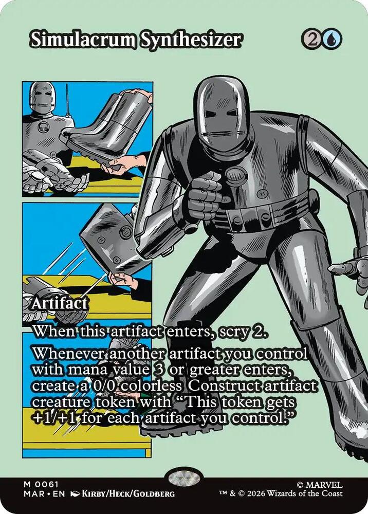 Simulacrum Synthesizer 61 (Marvel Universe Eternal-Legal)  - Borderless | Good Games Modbury