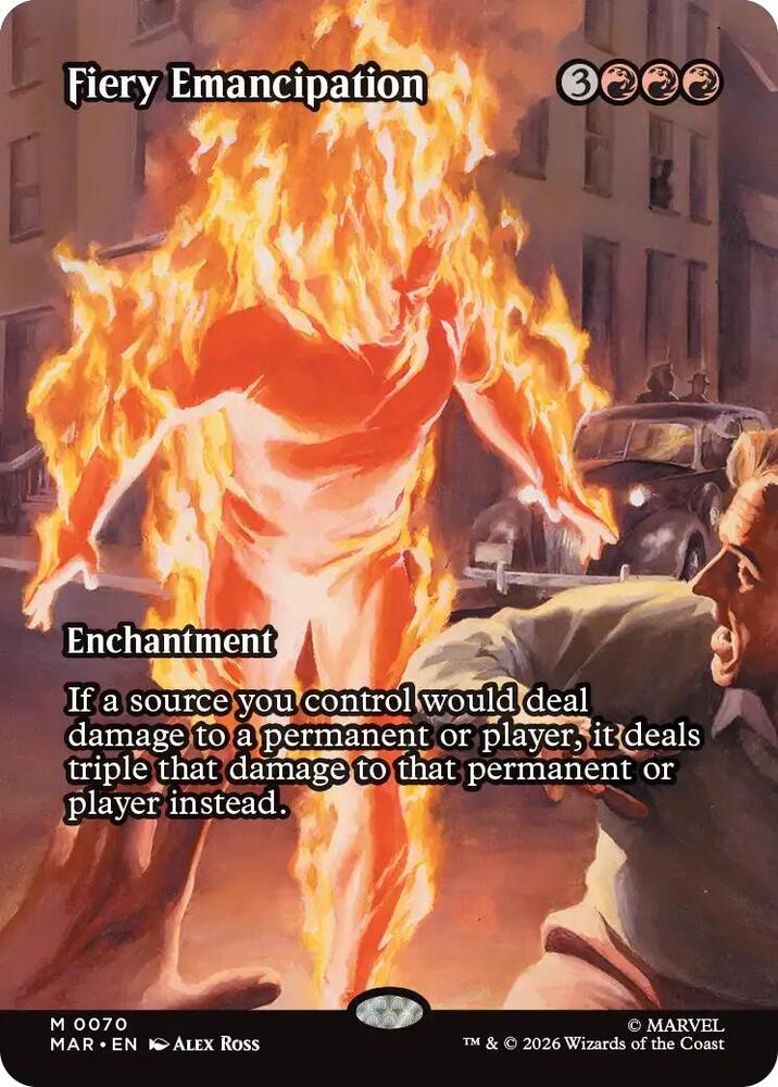 Fiery Emancipation 70 (Marvel Universe Eternal-Legal)  - Borderless | Good Games Modbury