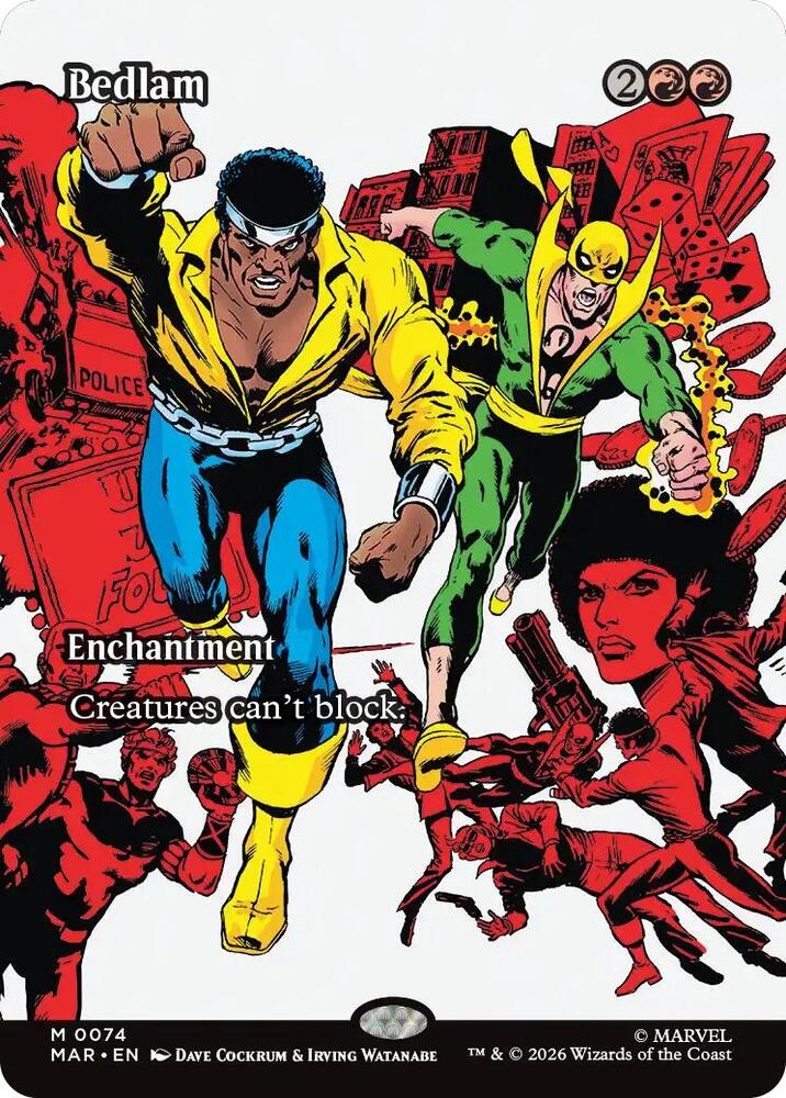 Bedlam 74 (Marvel Universe Eternal-Legal)  - Borderless | Good Games Modbury