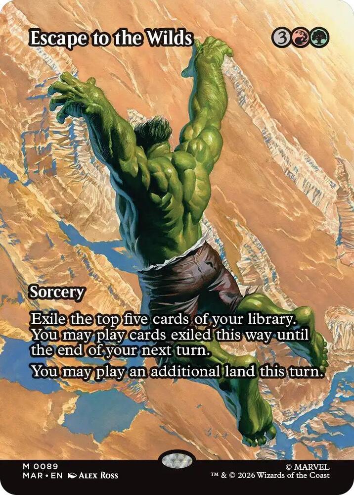 Escape to the Wilds 89 (Marvel Universe Eternal-Legal)  - Borderless | Good Games Modbury