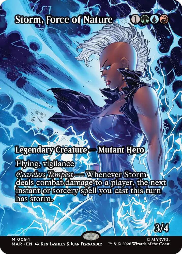 Storm, Force of Nature 94 (Marvel Universe Eternal-Legal)  - Borderless | Good Games Modbury