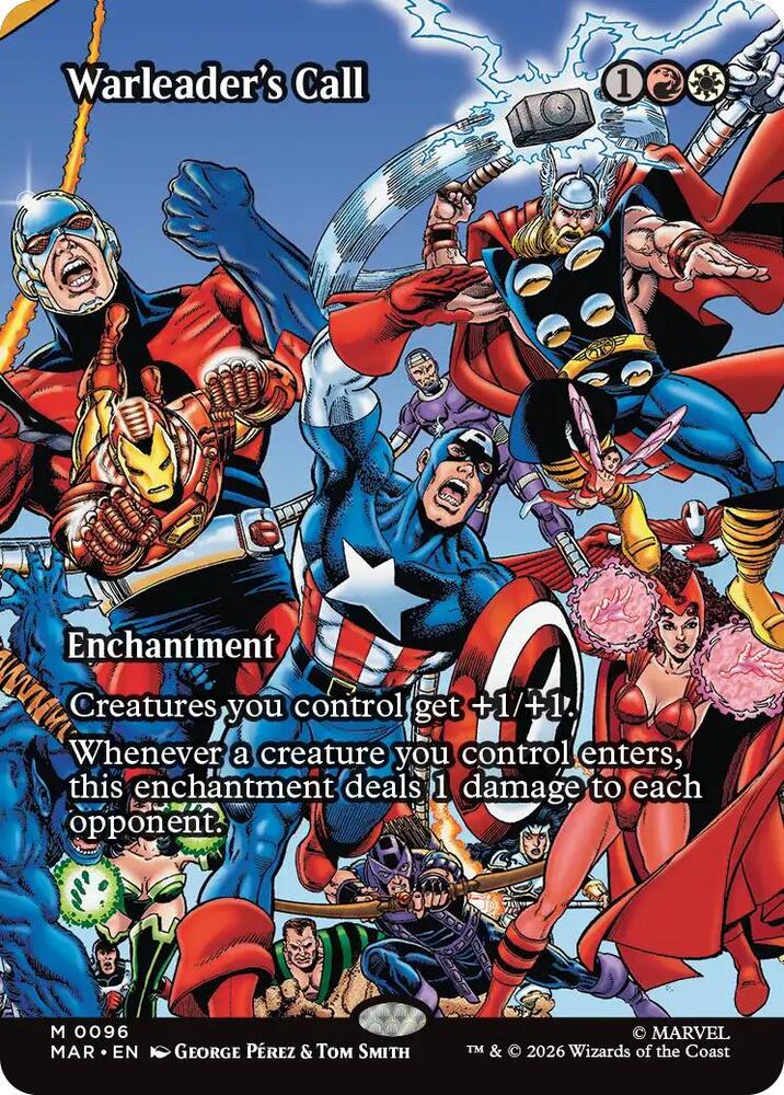 Warleaders Call 96 (Marvel Universe Eternal-Legal)  - Borderless | Good Games Modbury
