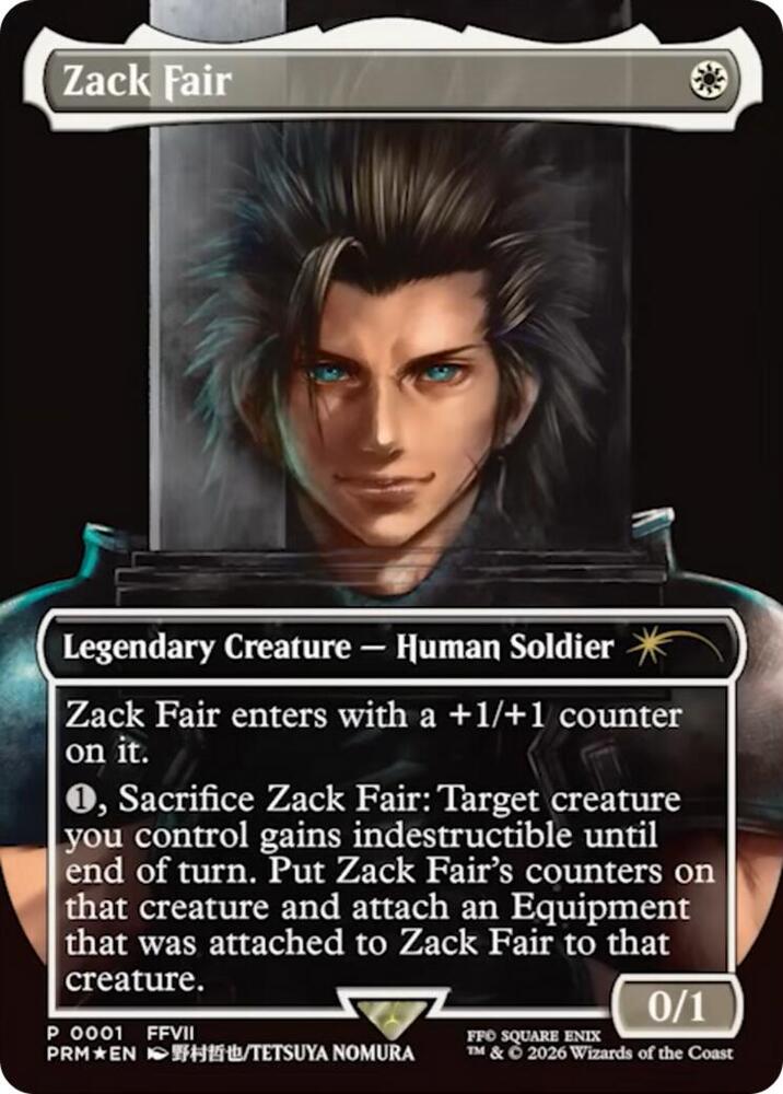 Zack Fair 1 (Media Promos)  - Foil | Good Games Modbury