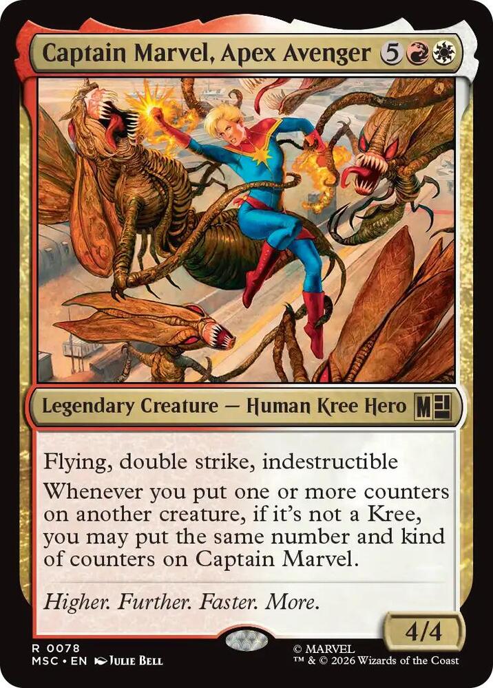 Captain Marvel Apex Avenger 78 (Commander: Marvel Super Heroes)  | Good Games Modbury