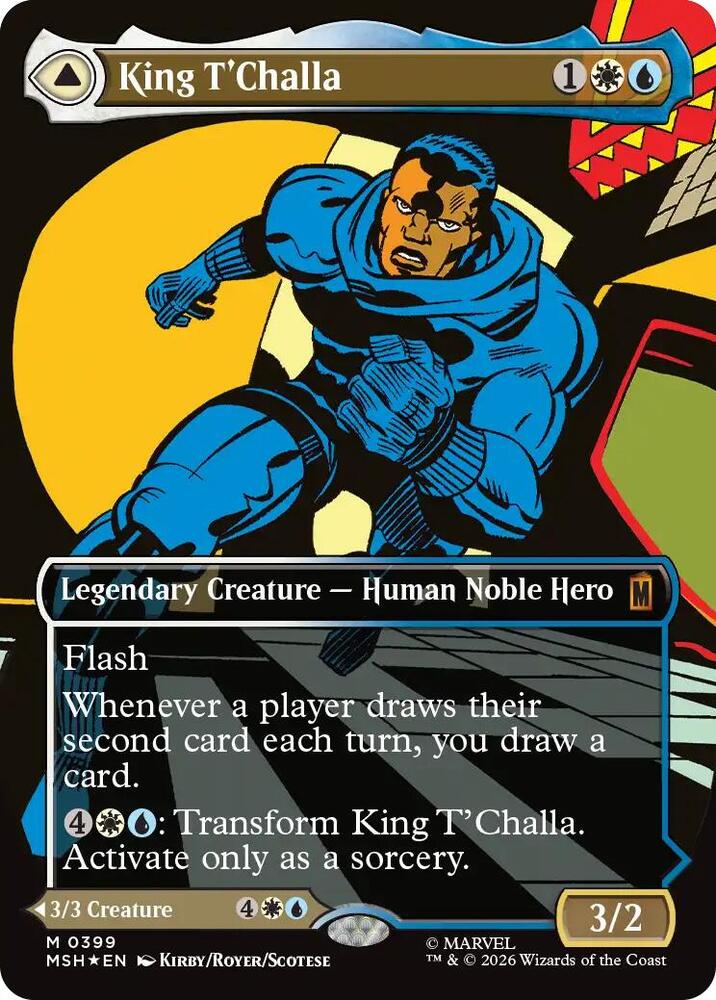 King T'Challa // Black Panther, Hope Enduring 399 (Marvel Super Heroes)  - Borderless Foil | Good Games Modbury