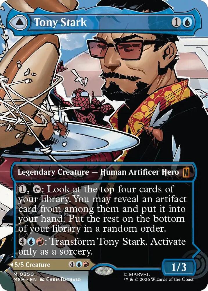 Tony Stark // The Invincible Iron Man 350 (Marvel Super Heroes)  - Borderless | Good Games Modbury