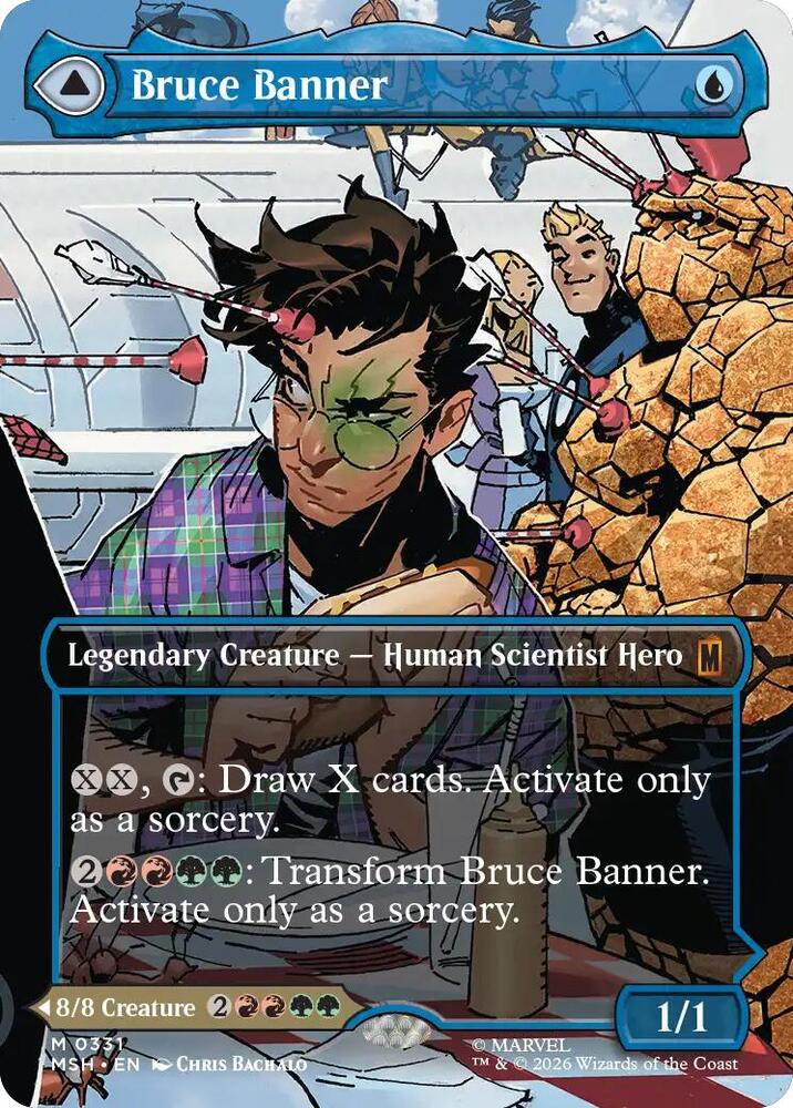 Bruce Banner // The Incredible Hulk 331 (Marvel Super Heroes)  - Borderless Foil | Good Games Modbury