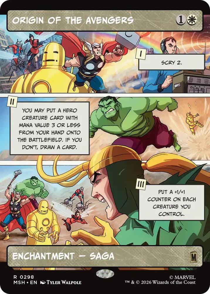 Origin of the Avengers 298 (Marvel Super Heroes)  - Showcase | Good Games Modbury