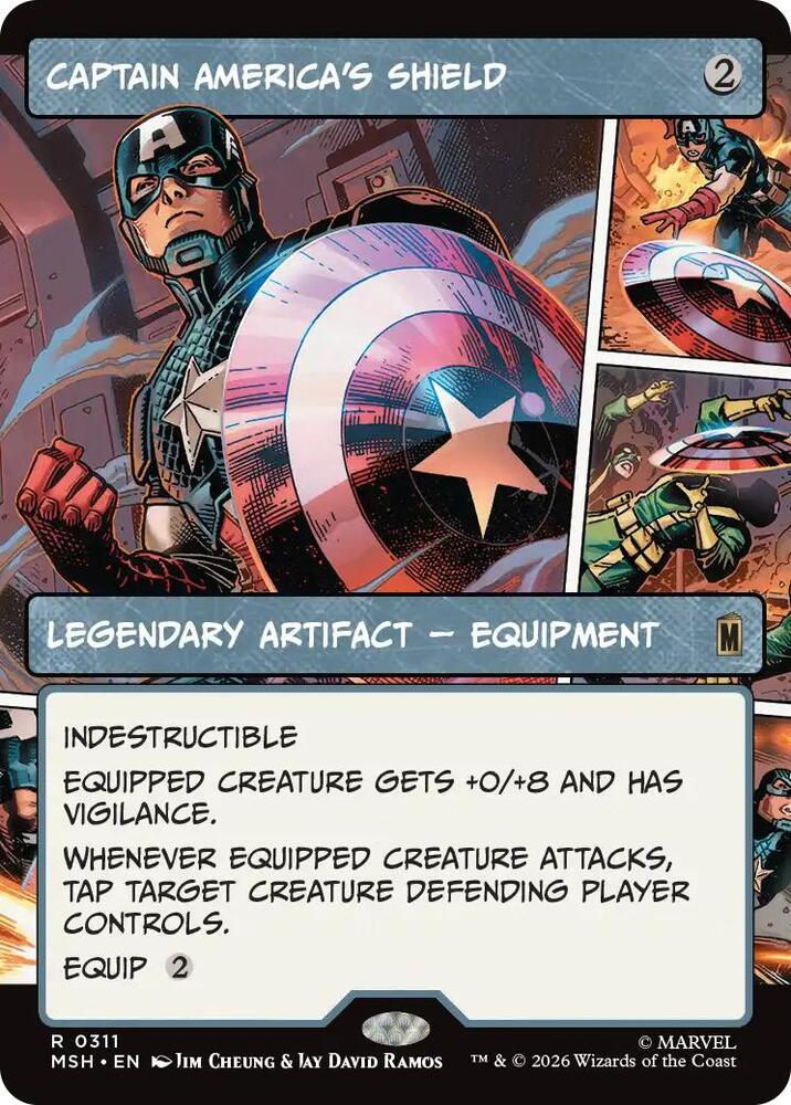Captain America's Shield 311 (Marvel Super Heroes)  - Showcase | Good Games Modbury