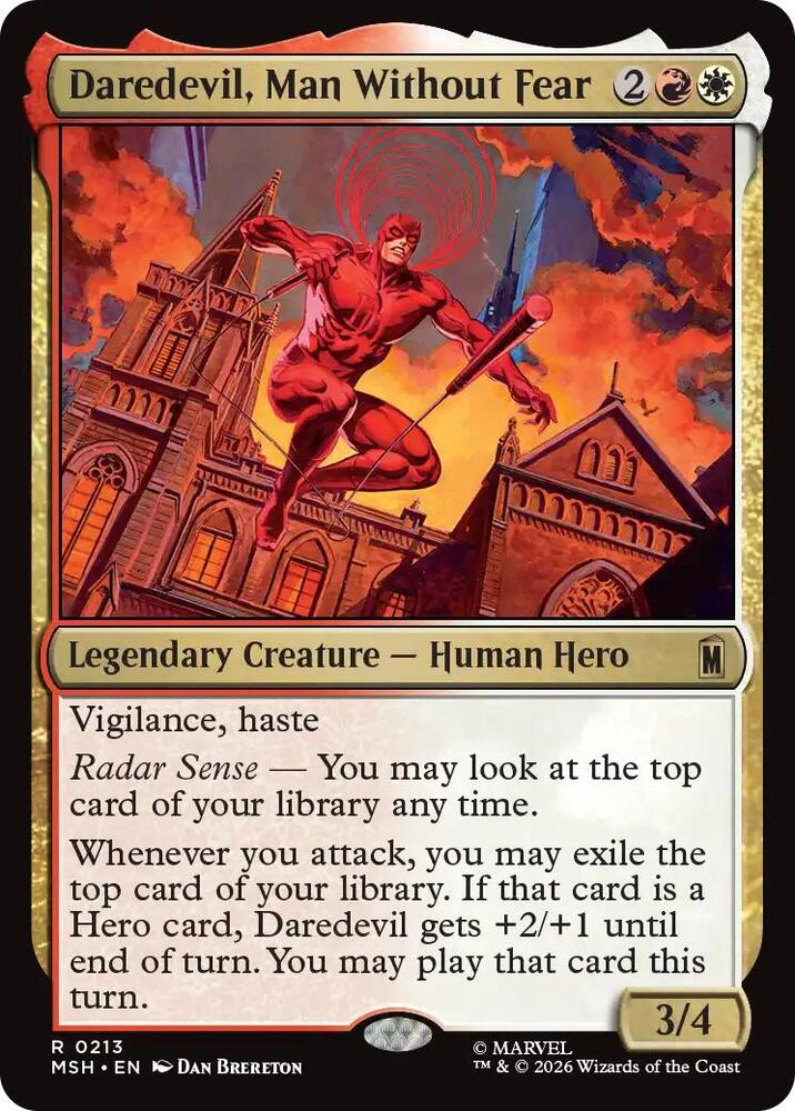 Daredevil, Man Without Fear 213 (Marvel Super Heroes)  - Foil | Good Games Modbury