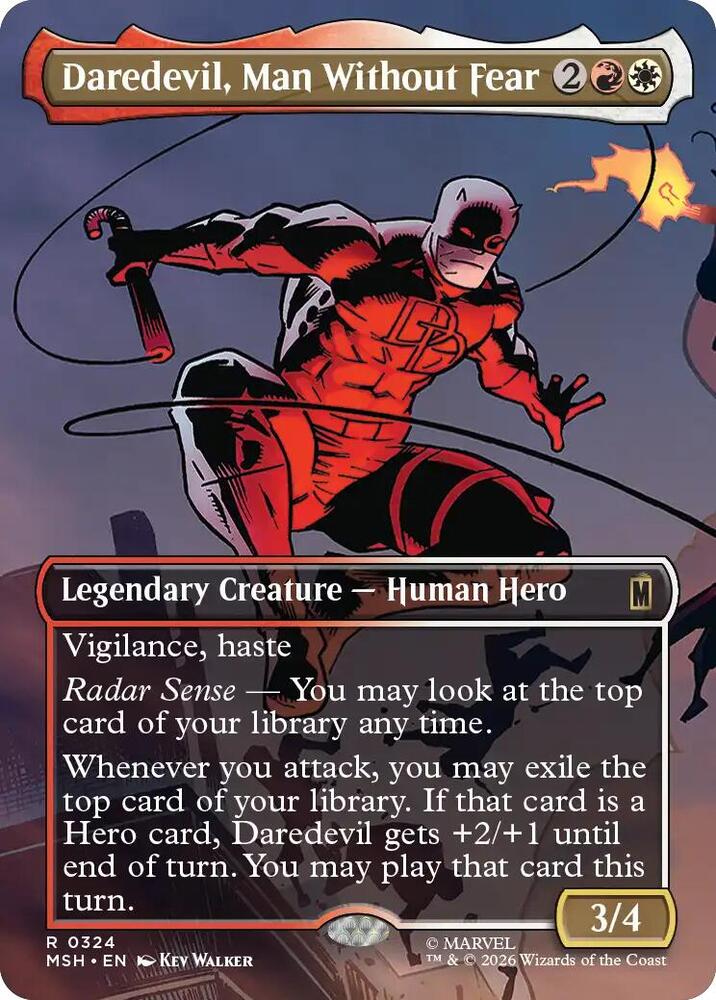 Daredevil, Man Without Fear 324 (Marvel Super Heroes)  - Borderless | Good Games Modbury