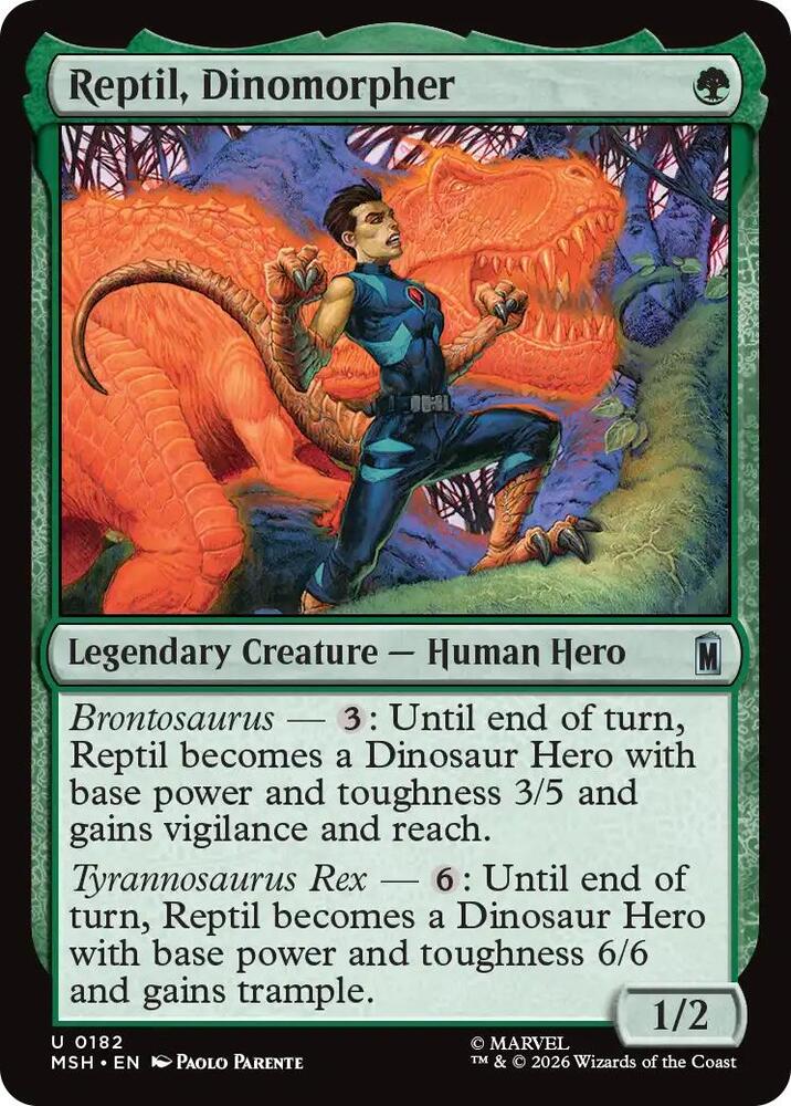 Reptil, Dinomorpher 182 (Marvel Super Heroes)  | Good Games Modbury
