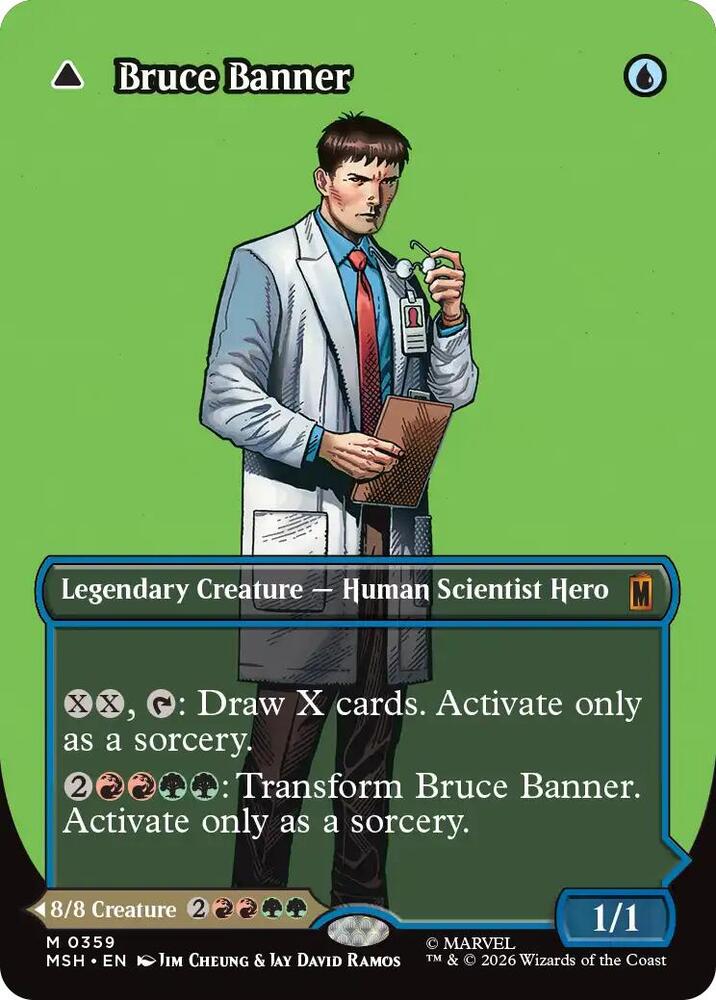 Bruce Banner // The Incredible Hulk 359 (Marvel Super Heroes)  - Borderless | Good Games Modbury