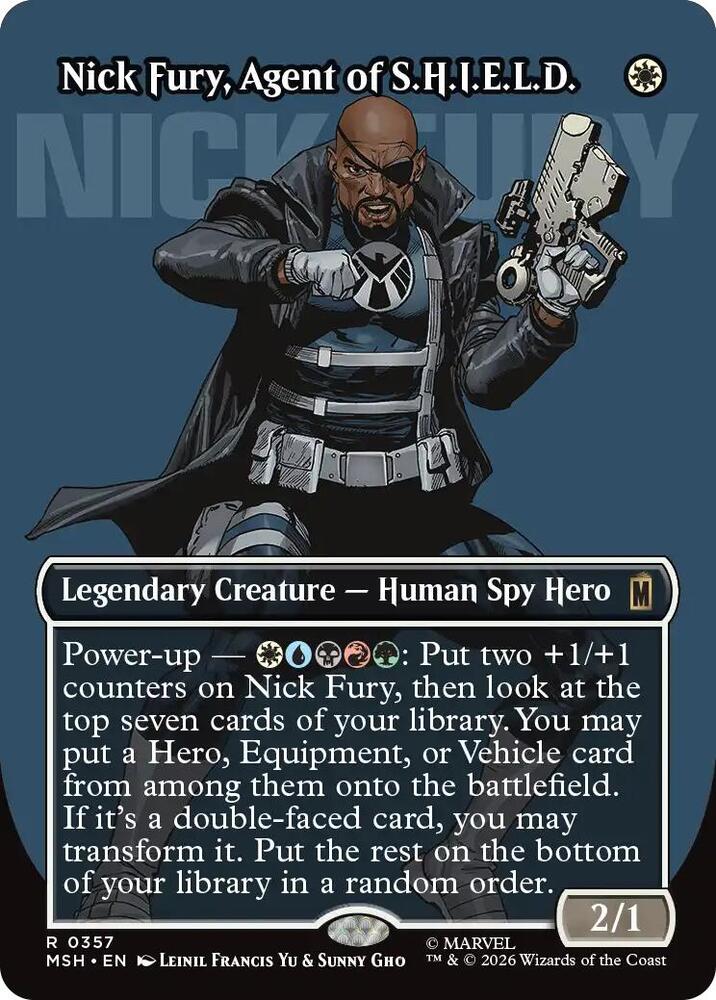 Nick Fury Agent of SHIELD Borderless 0357 357 (Marvel Super Heroes)  | Good Games Modbury