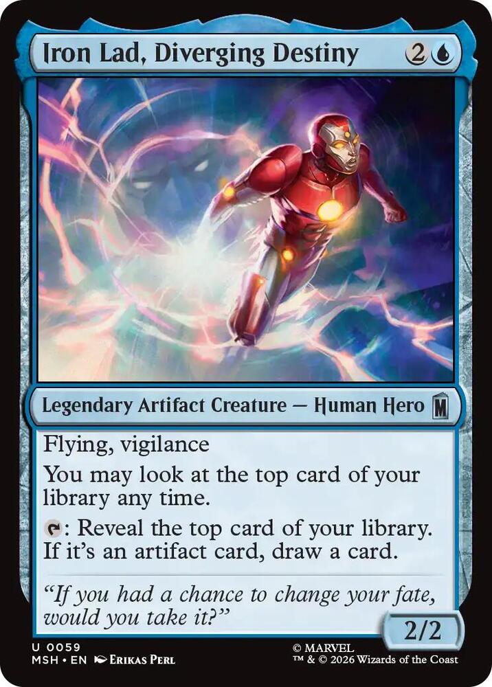 Iron Lad, Diverging Destiny 59 (Marvel Super Heroes)  - Foil | Good Games Modbury