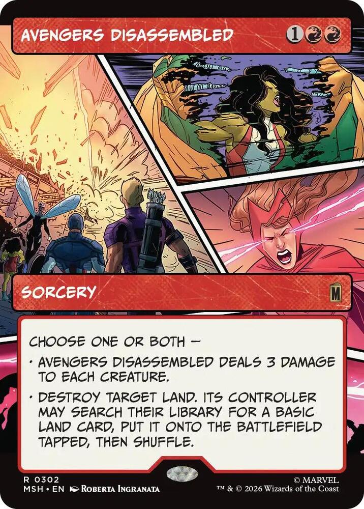 Avengers Disassembled 302 (Marvel Super Heroes)  - Showcase | Good Games Modbury