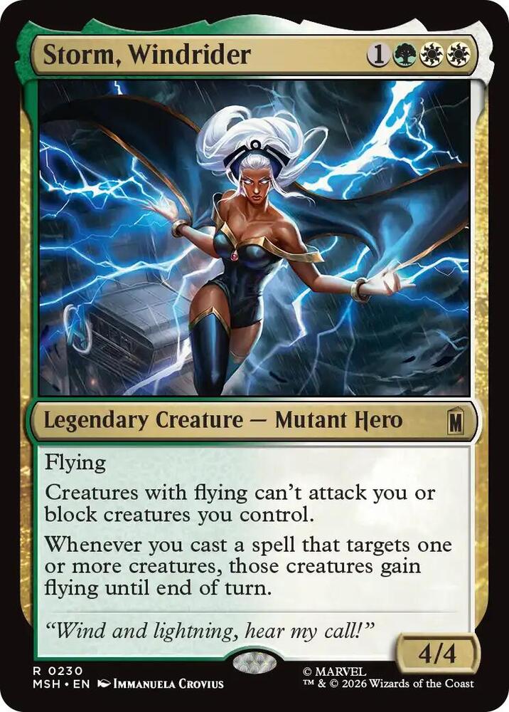 Storm, Windrider 230 (Marvel Super Heroes)  - Foil | Good Games Modbury
